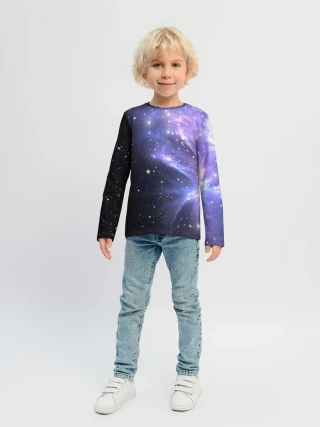 Детский лонгслив / Сияние звёзд