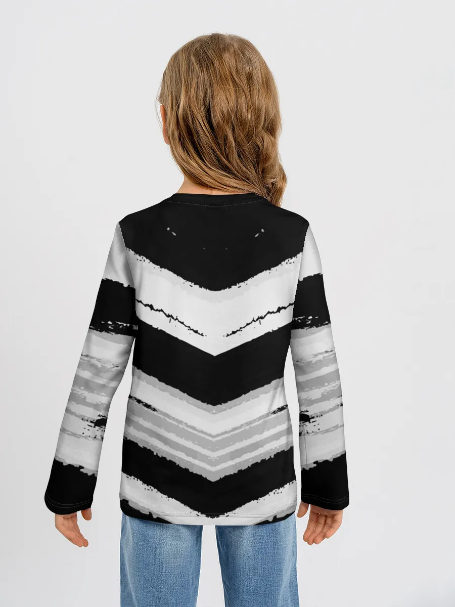 Детский лонгслив / Mercedes sport abstract 2018