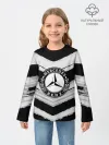 Детский лонгслив / Mercedes sport abstract 2018