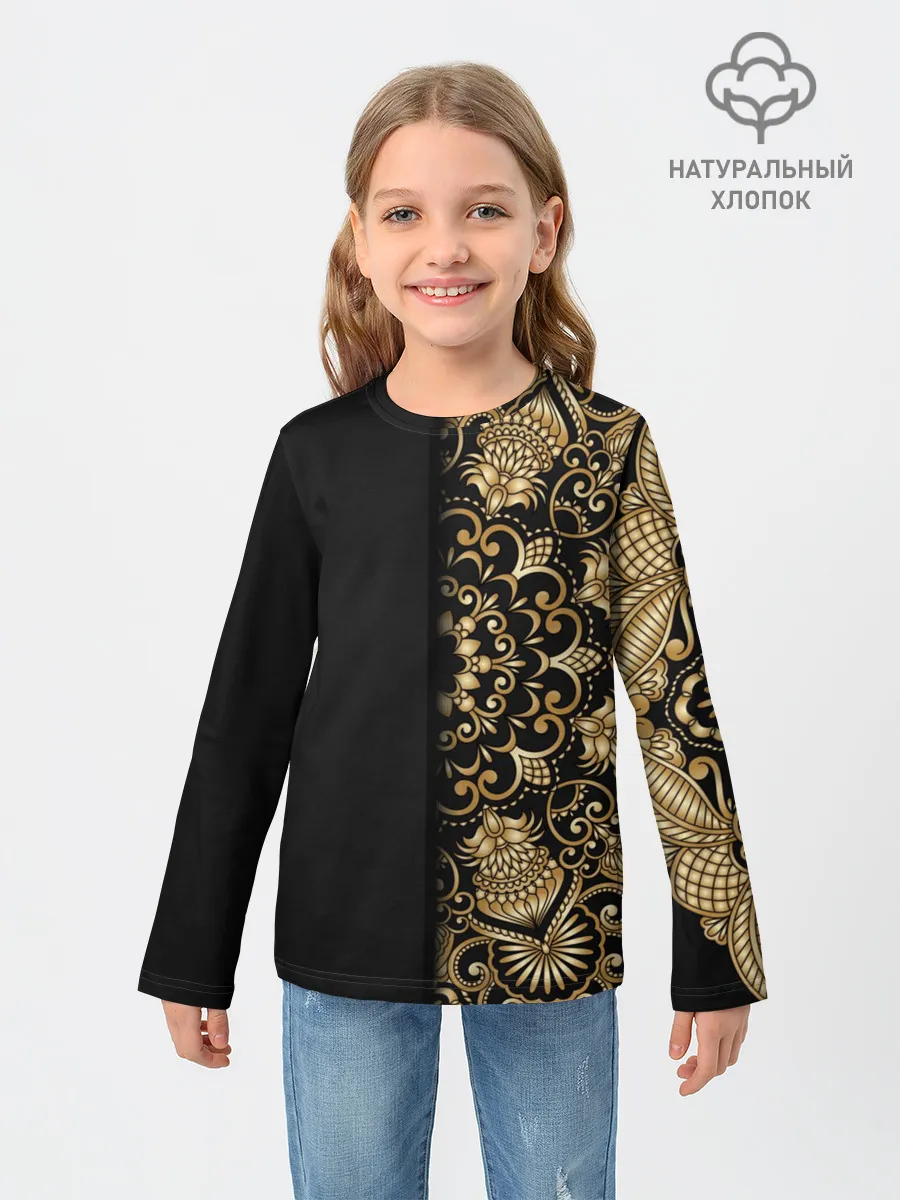 Детский лонгслив / ИСКУССТВО МАНДАЛА | MANDALA