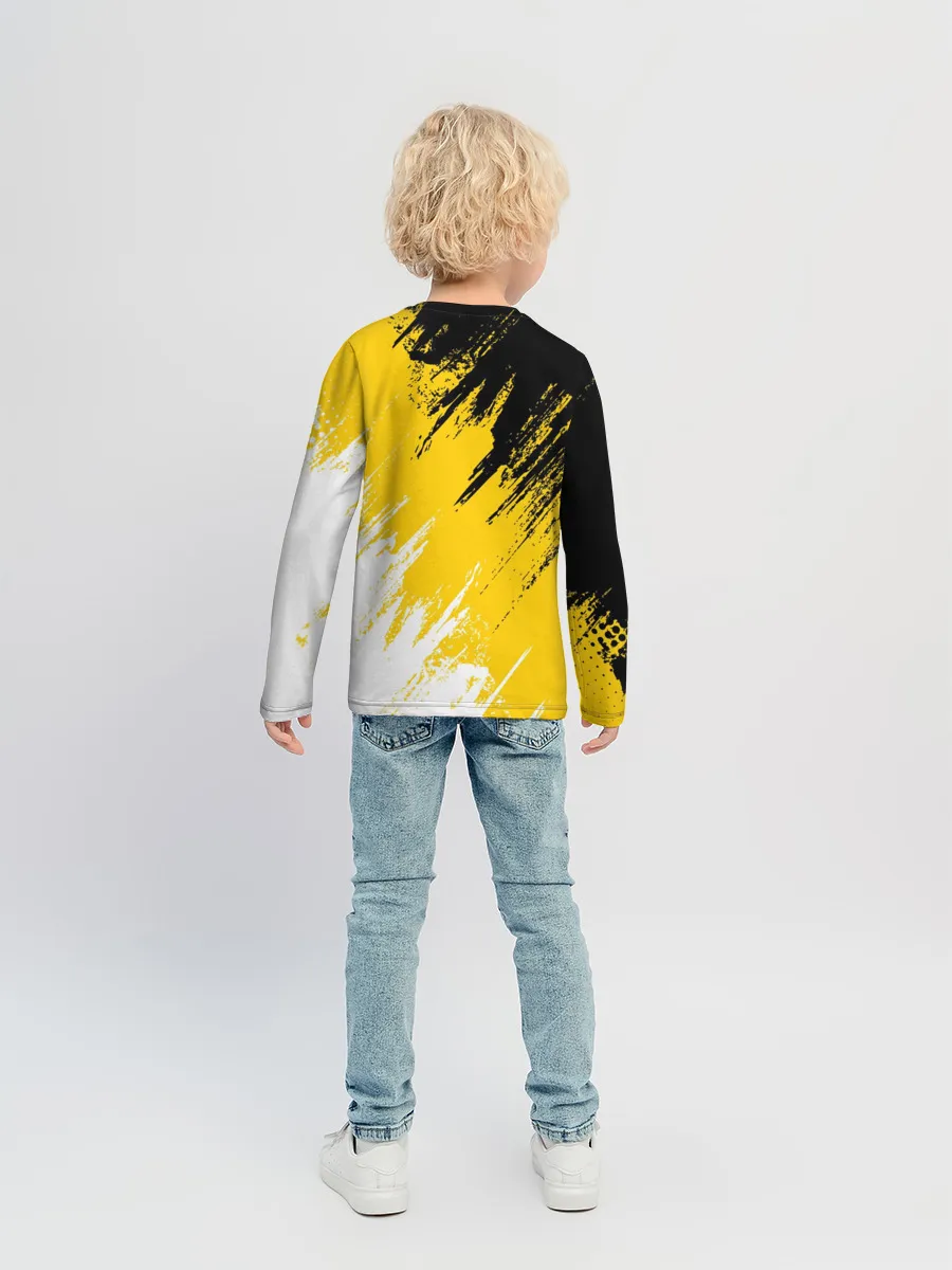 Детский лонгслив / Имперский флаг и медведь