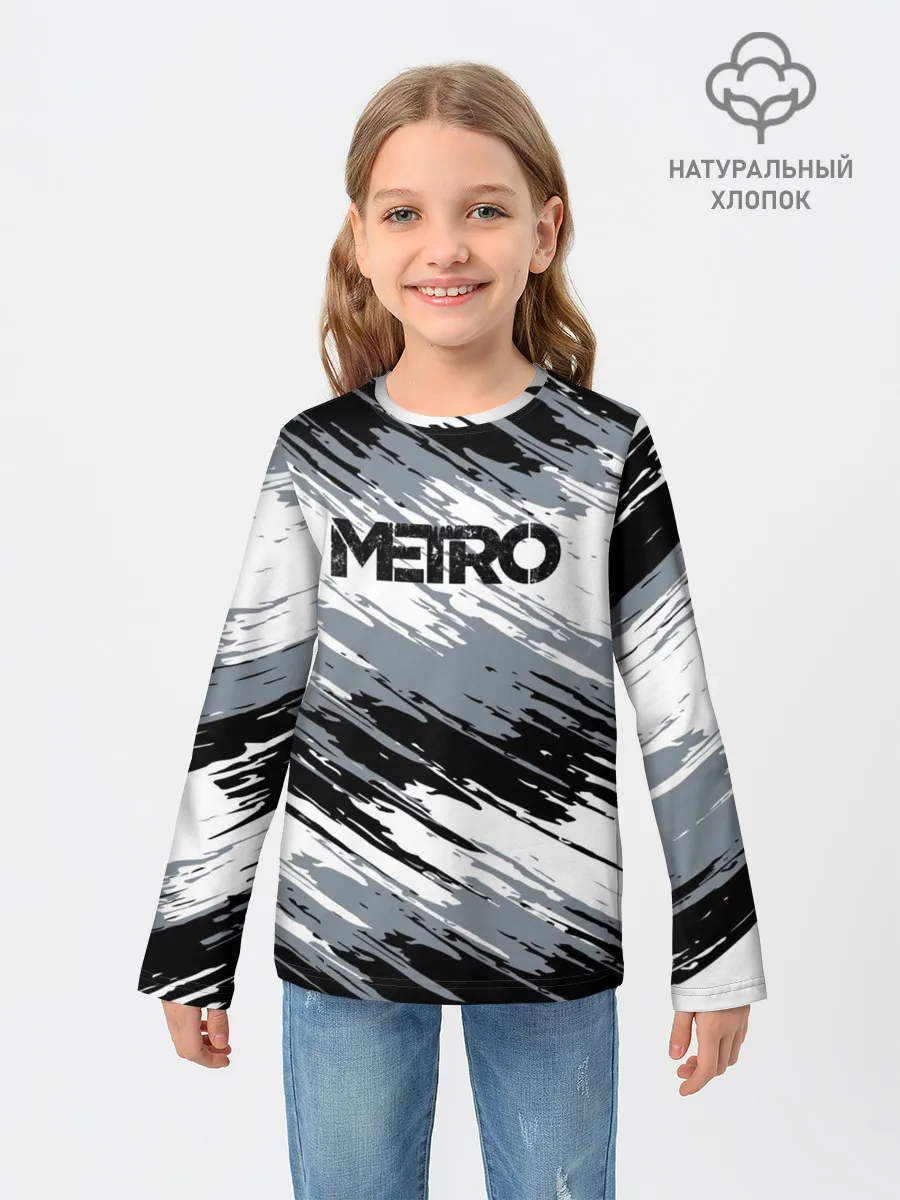 Детский лонгслив / METRO