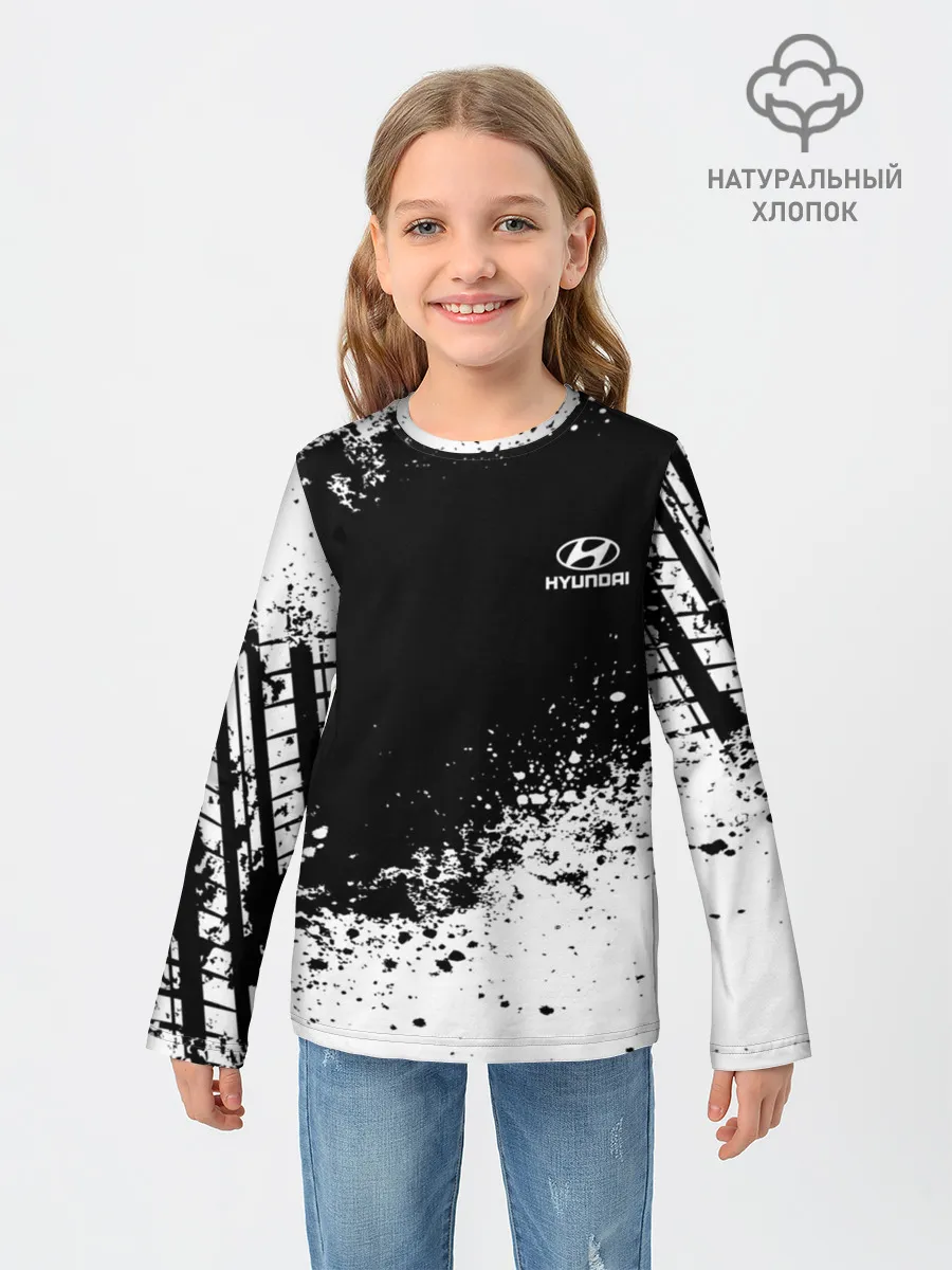 Детский лонгслив / Hyundai brand motors