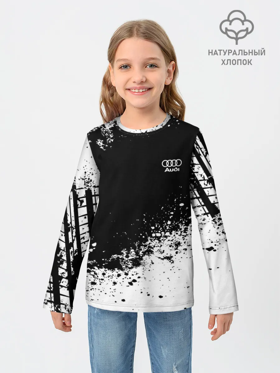 Детский лонгслив / Audi brand motors
