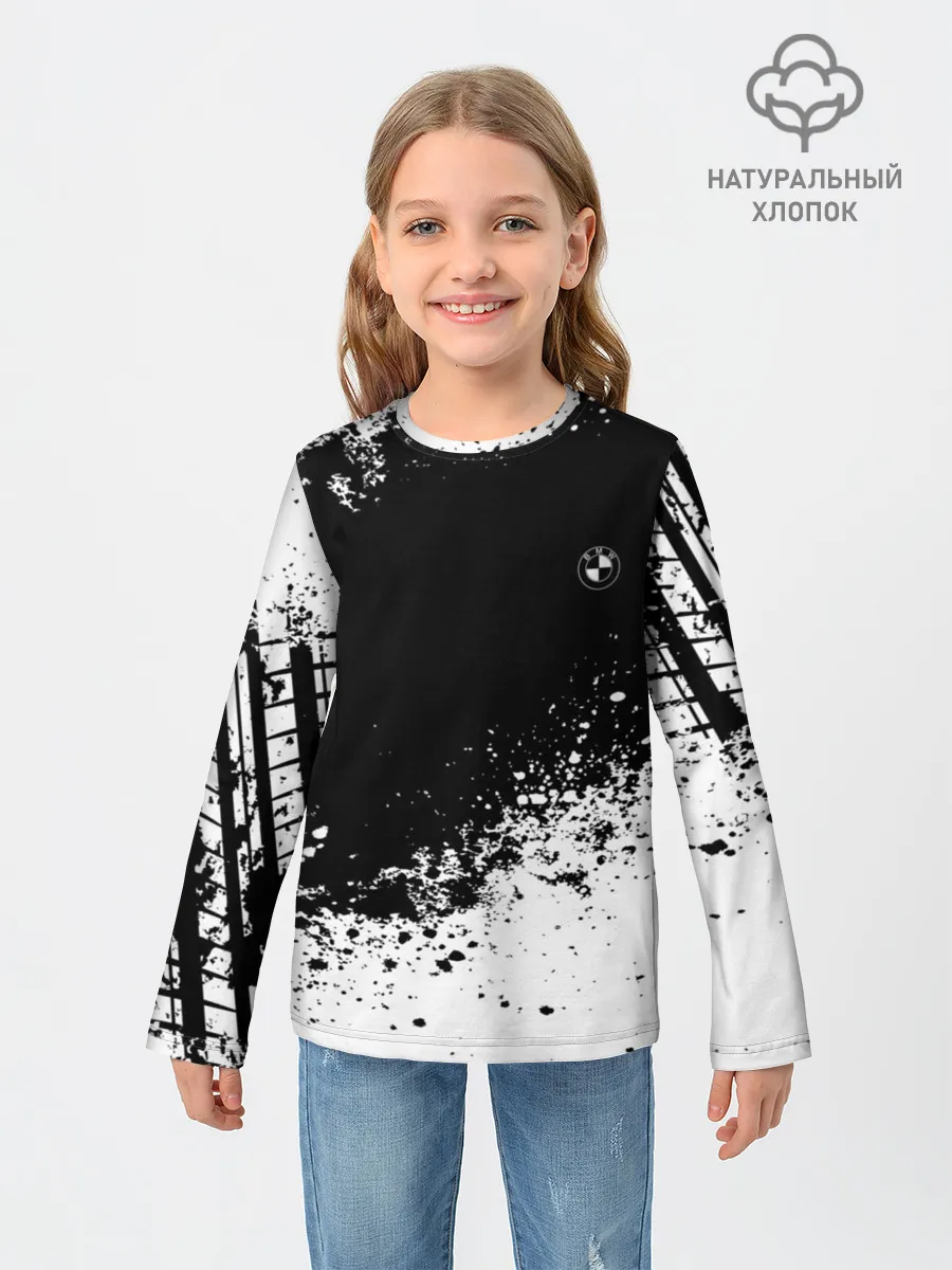 Детский лонгслив / Bmw brand motors