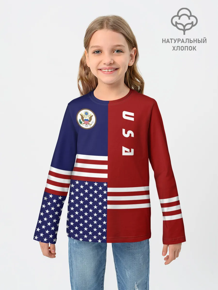 Детский лонгслив / USA