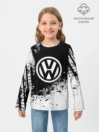 Детский лонгслив / Volkswagen abstract sport