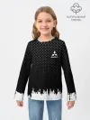 Детский лонгслив / Mitsubishi abstract black