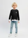 Детский лонгслив / Mitsubishi abstract black