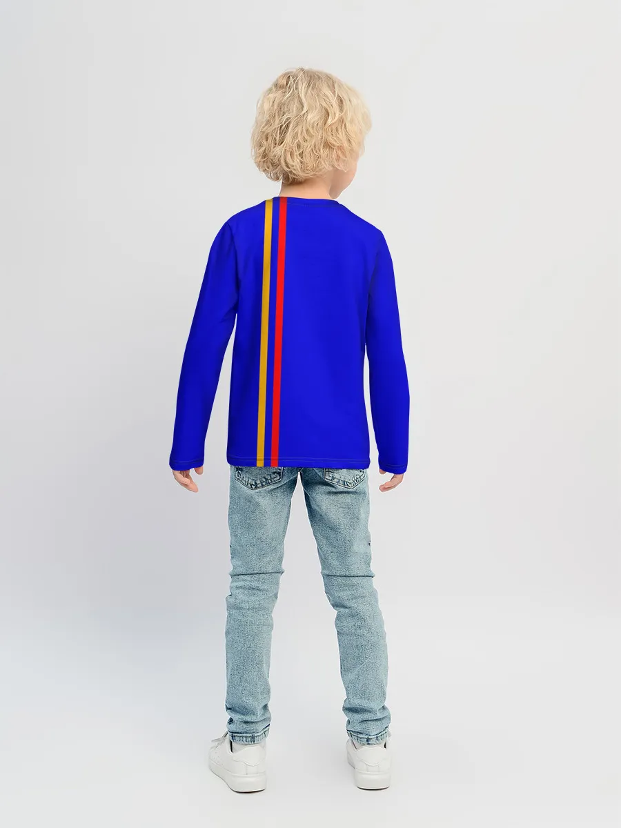 Детский лонгслив / Армения, лента с гербом