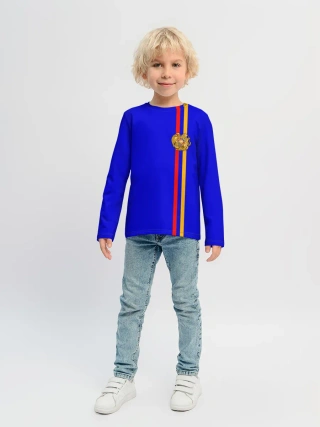 Детский лонгслив / Армения, лента с гербом