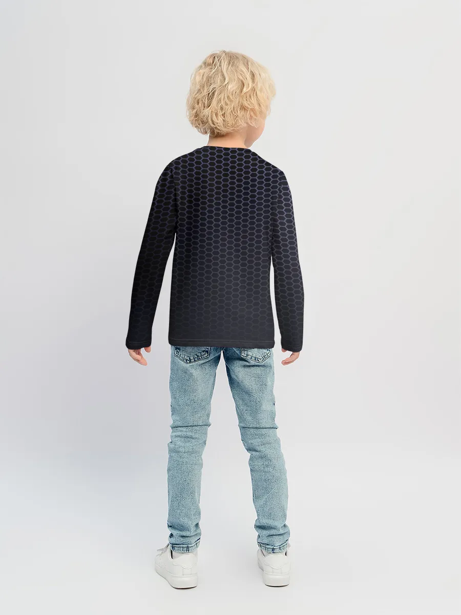 Детский лонгслив / HYUNDAI carbon uniform 2018