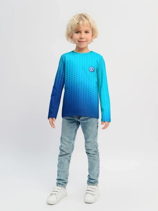 Детский лонгслив / VOLKSWAGEN carbon uniform 2018