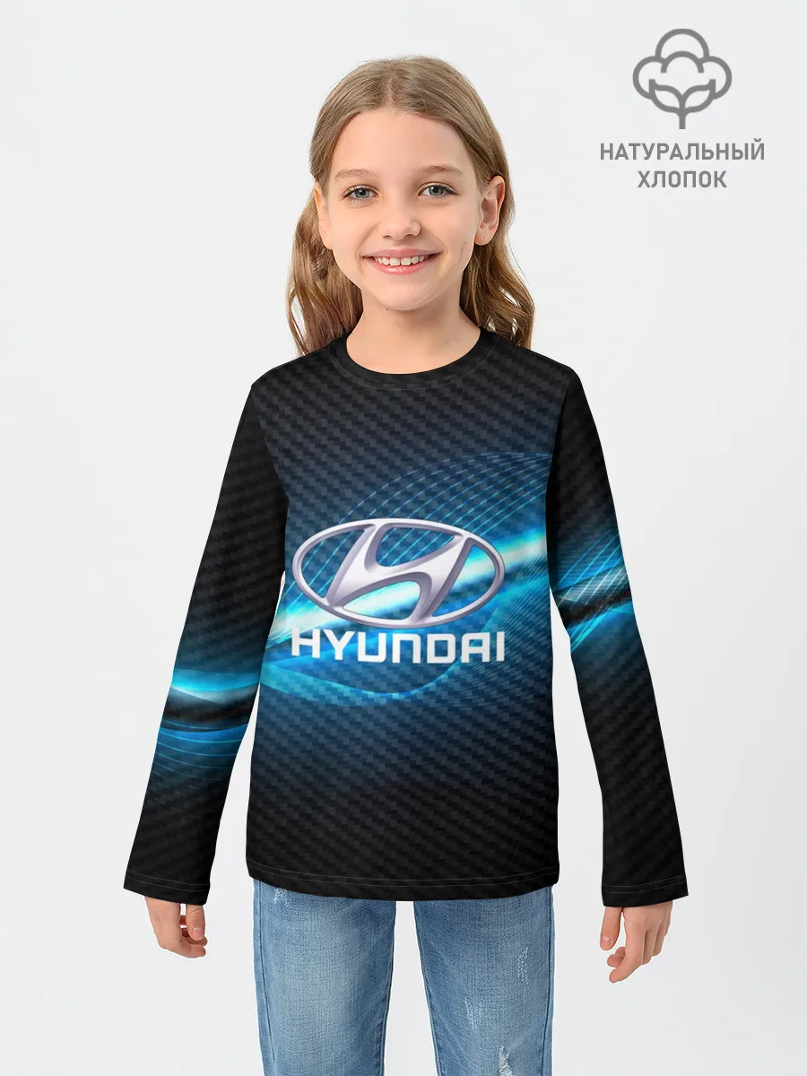 Детский лонгслив / HYUNDAI machine motor XXI