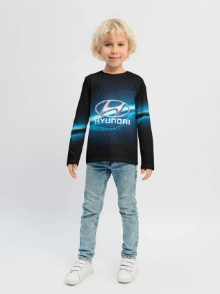 Детский лонгслив / HYUNDAI machine motor XXI