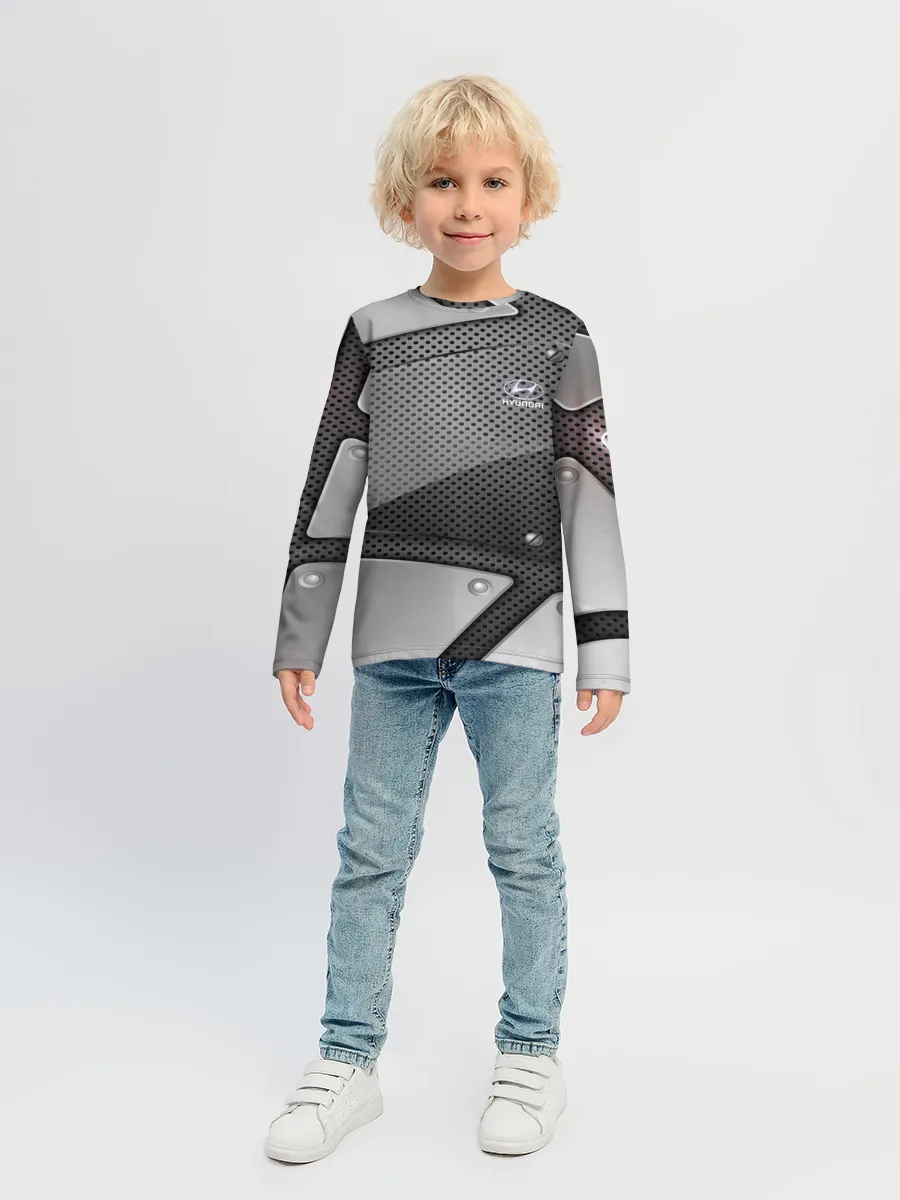 Детский лонгслив / Hyundai metalic motors