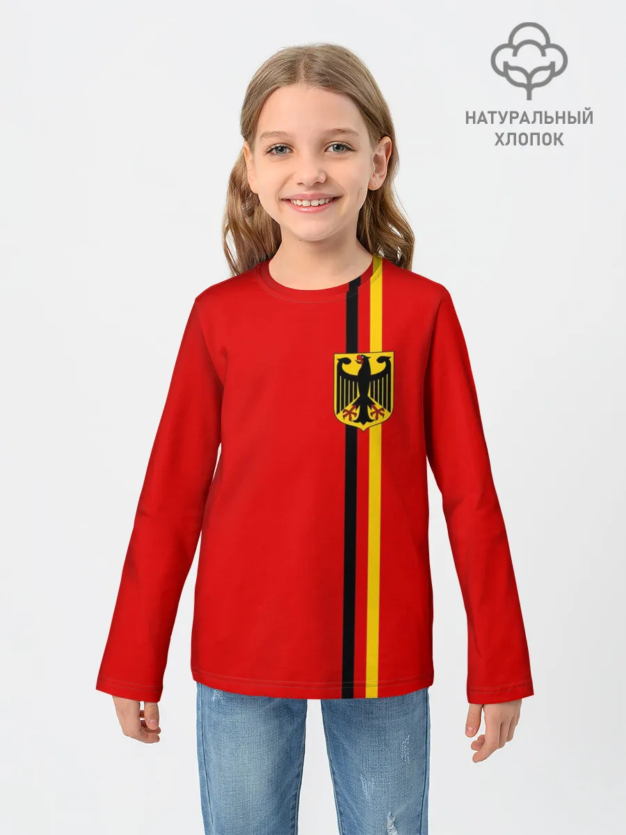 Детский лонгслив / Германия, лента с гербом