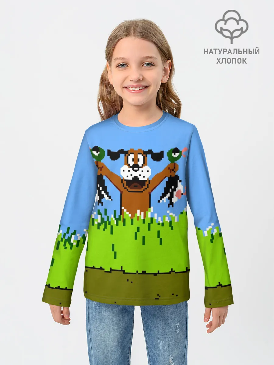Детский лонгслив / Duck Hunt