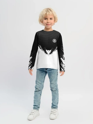 Детский лонгслив / Chelsea black 2018