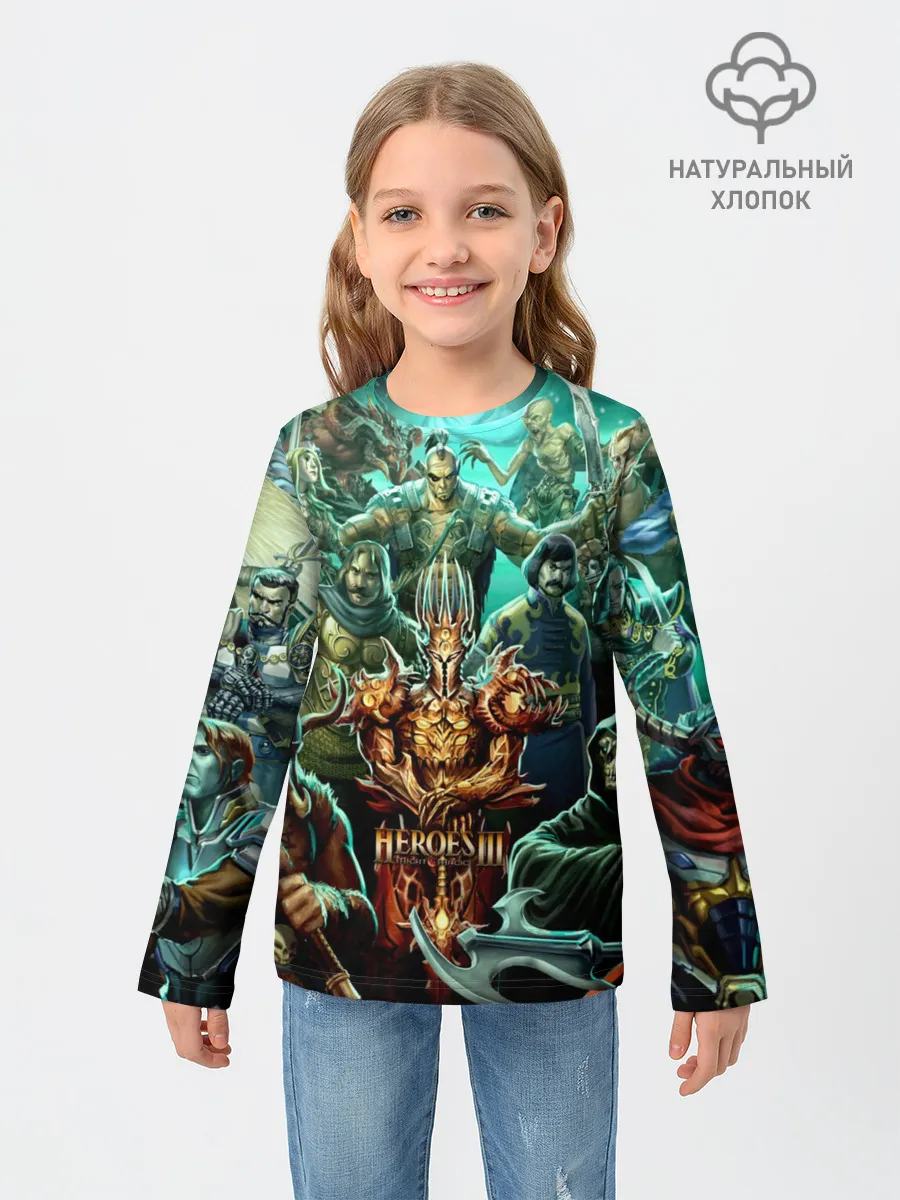 Детский лонгслив / Герои