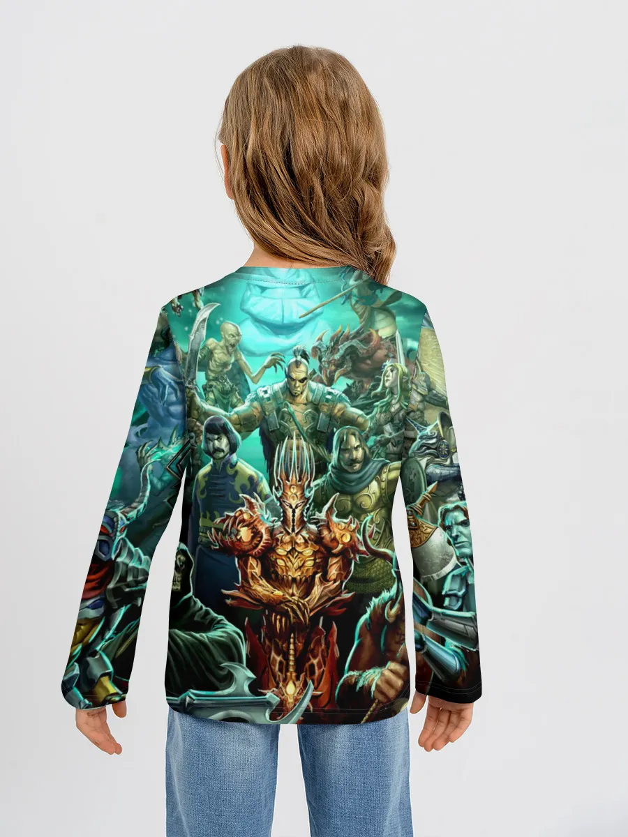 Детский лонгслив / Герои