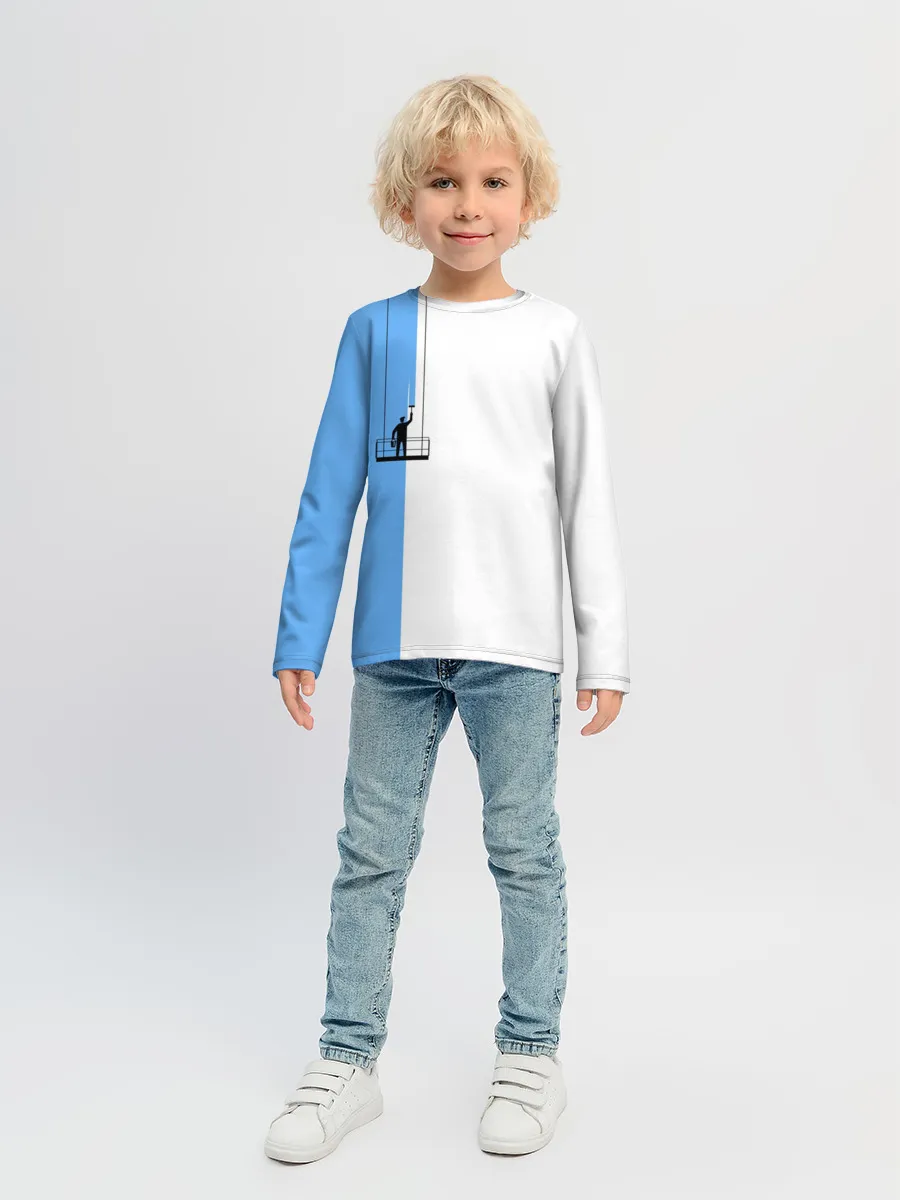 Детский лонгслив / Маляр