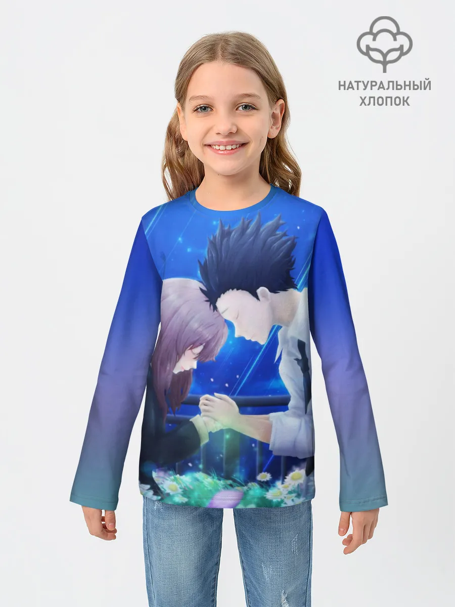 Детский лонгслив / Сёко Нисимия и Шоя Ишида