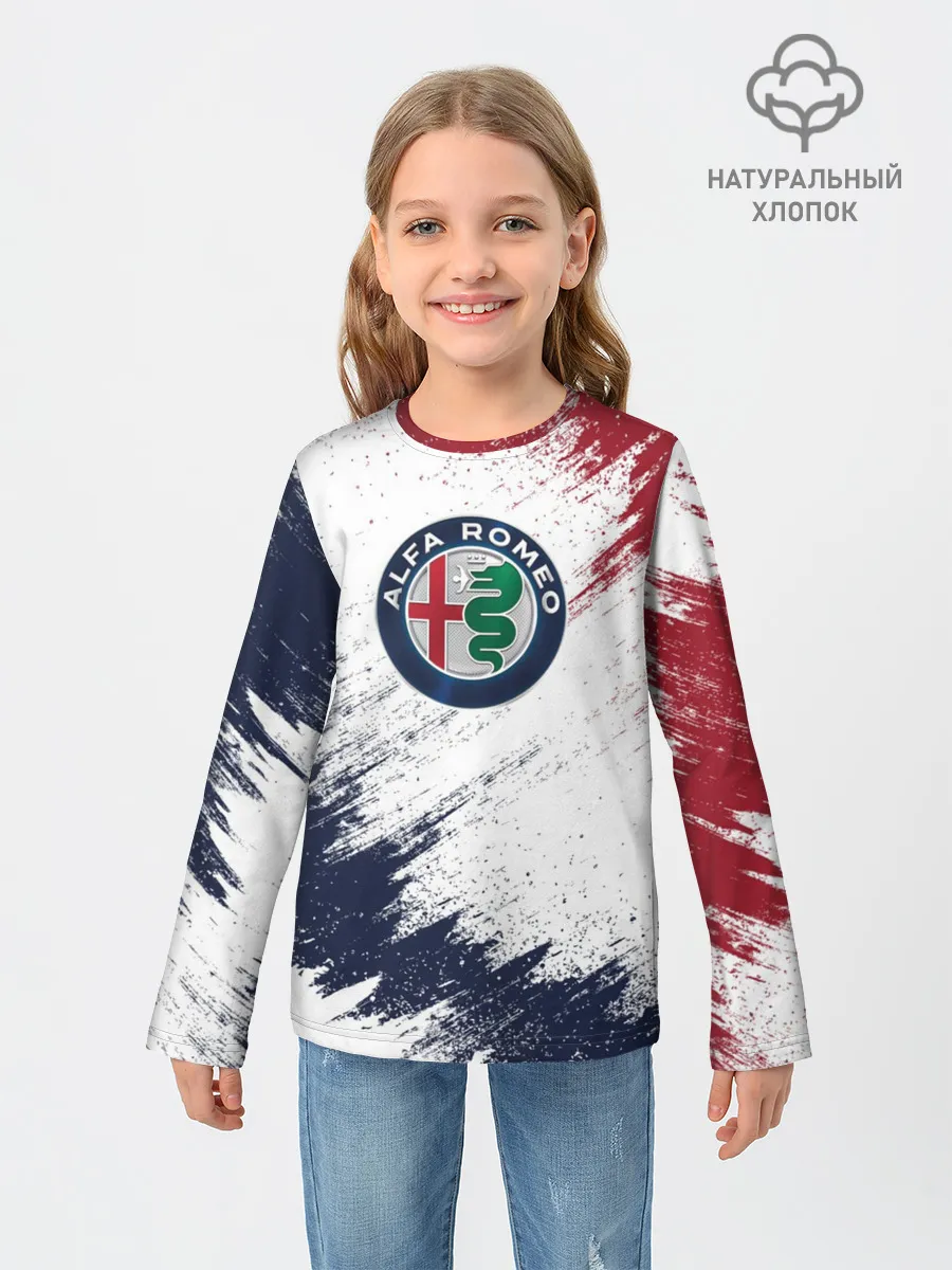 Детский лонгслив / Alfa Romeo