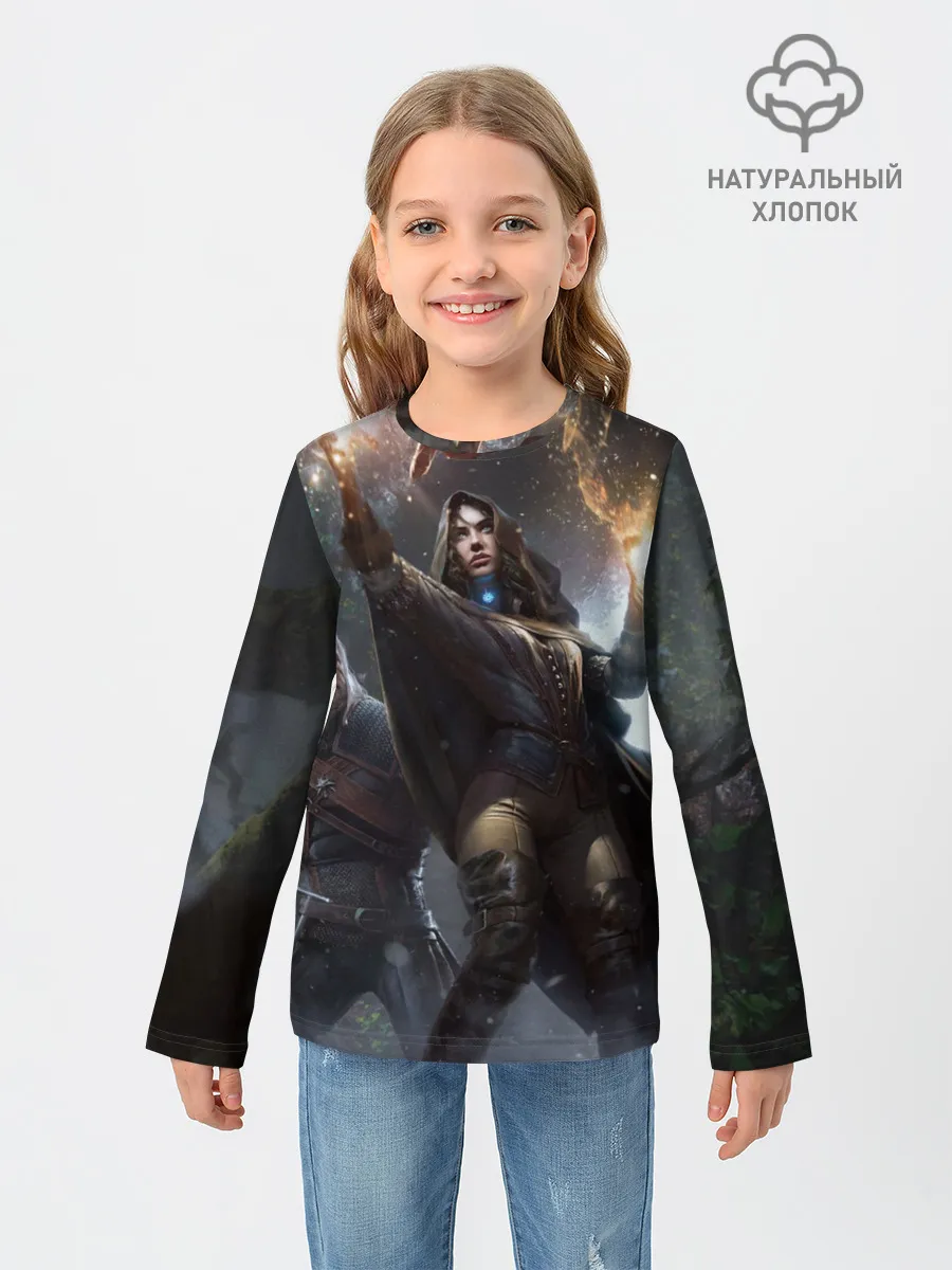 Детский лонгслив / Йеннифер и Геральт