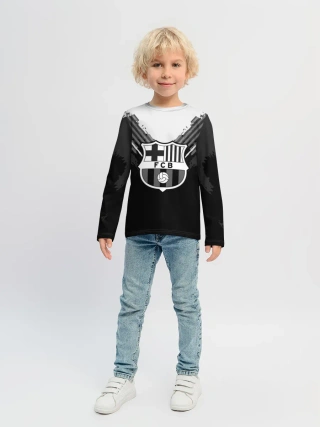 Детский лонгслив / Barcelona abstract original