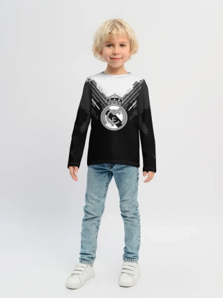 Детский лонгслив / Real Madrid abstract original