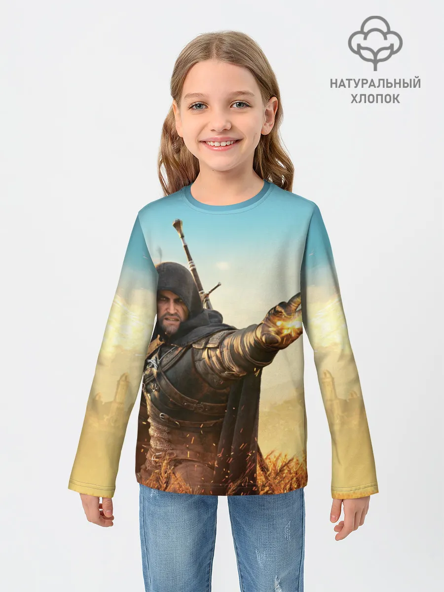 Детский лонгслив / Ведьмак. Игни