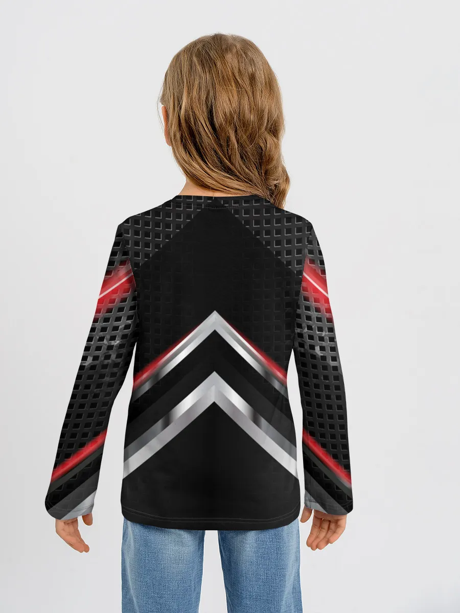 Детский лонгслив / Lexus abstract line