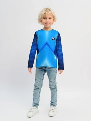 Детский лонгслив / BMW car sport SKY