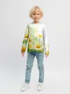 Детский лонгслив / Полевые ромашки