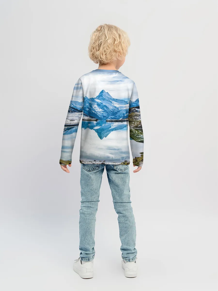 Детский лонгслив / Альпы
