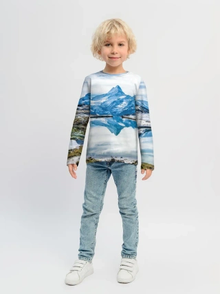 Детский лонгслив / Альпы