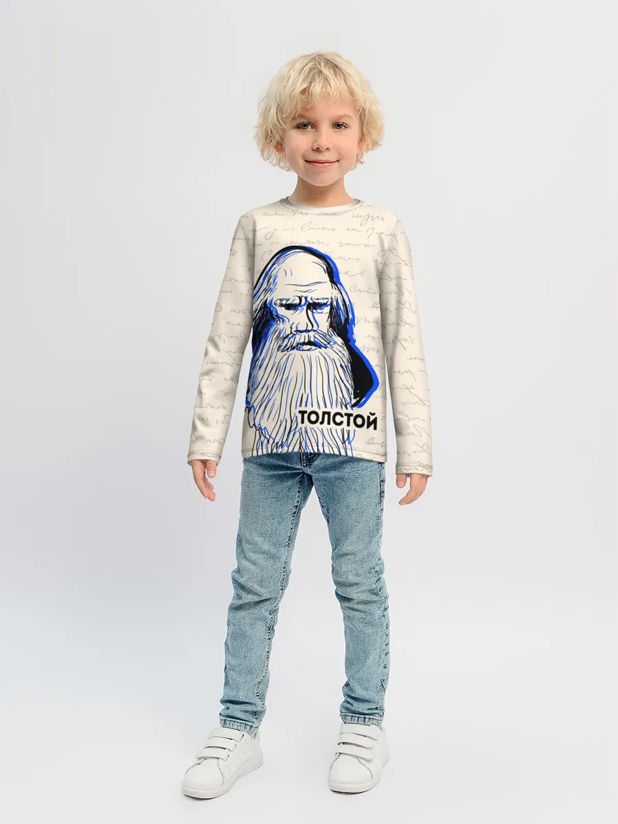 Детский лонгслив / Лев Толстой