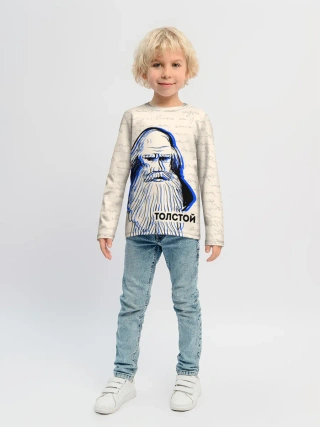 Детский лонгслив / Лев Толстой