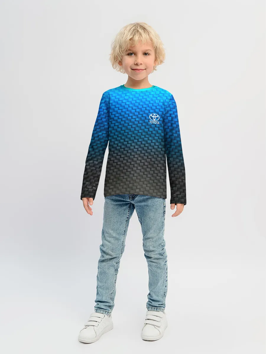Детский лонгслив / TOYOTA COLLECTION CARBON