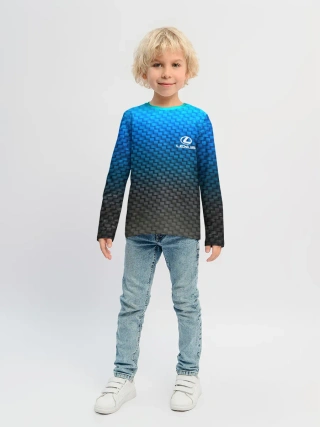 Детский лонгслив / LEXUS COLLECTION CARBON