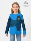 Детский лонгслив / BARCELONA SPORT BLUE