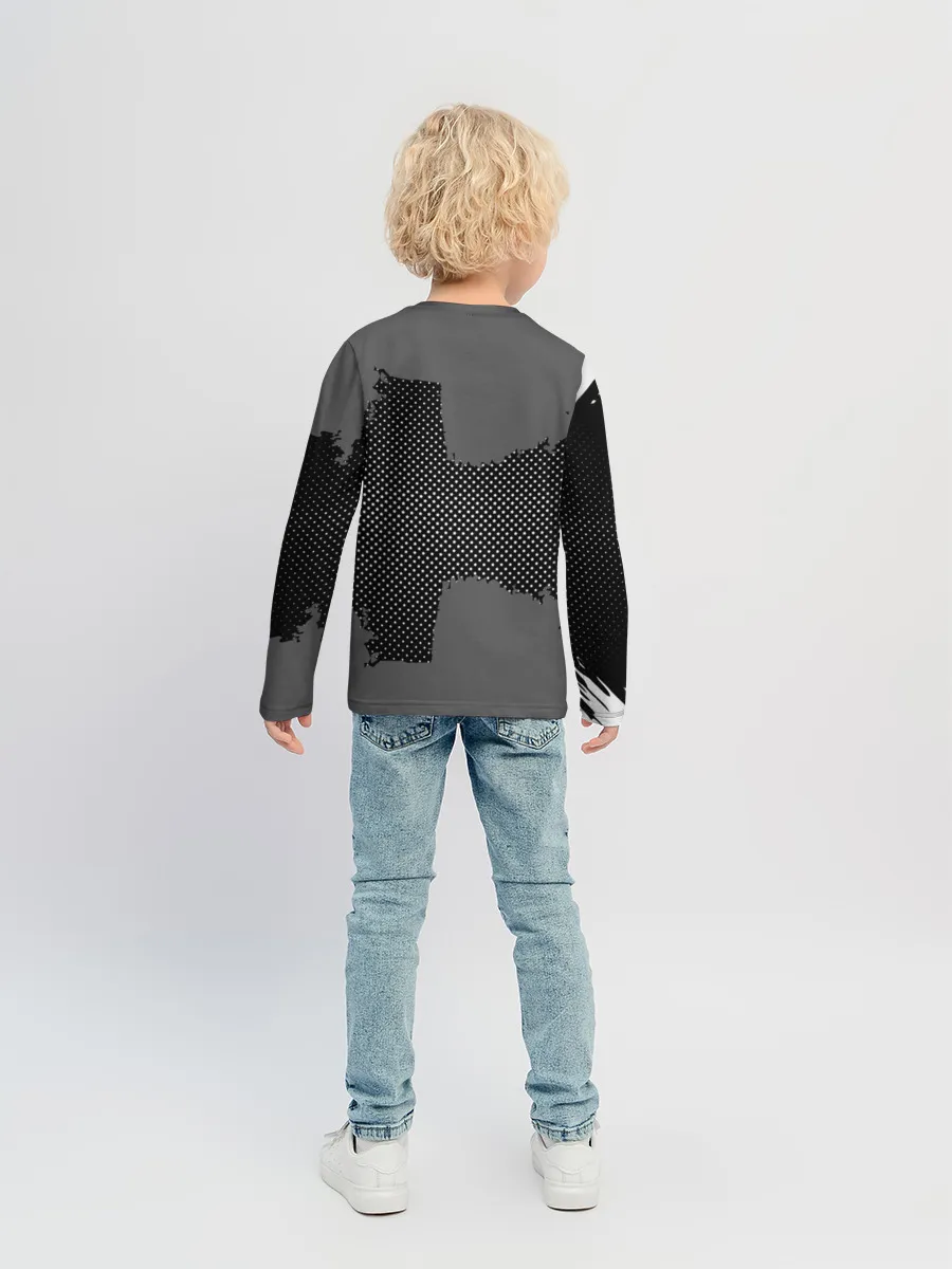 Детский лонгслив / BARCELONA SPORT GRAY