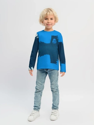 Детский лонгслив / REAL MADRID SPORT BLUE