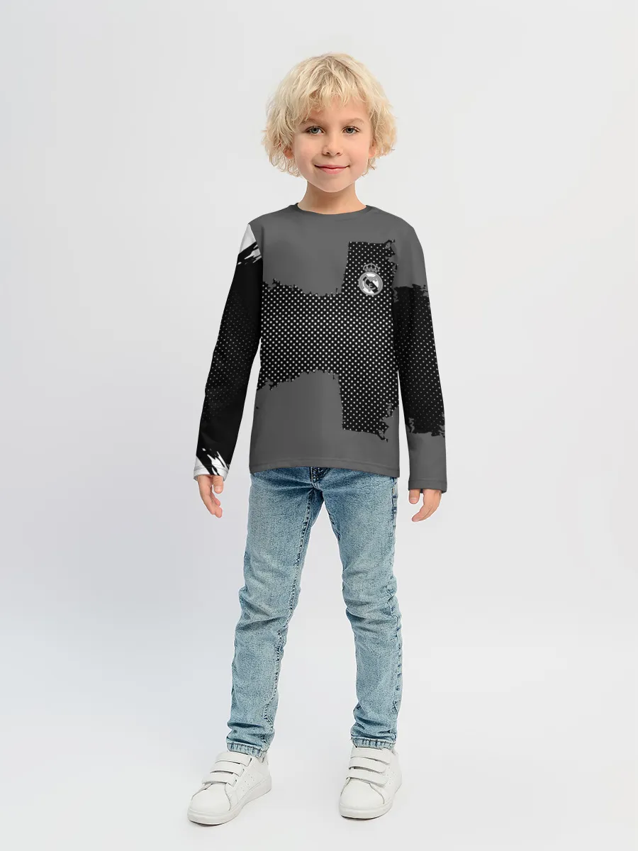 Детский лонгслив / REAL MADRID SPORT GRAY