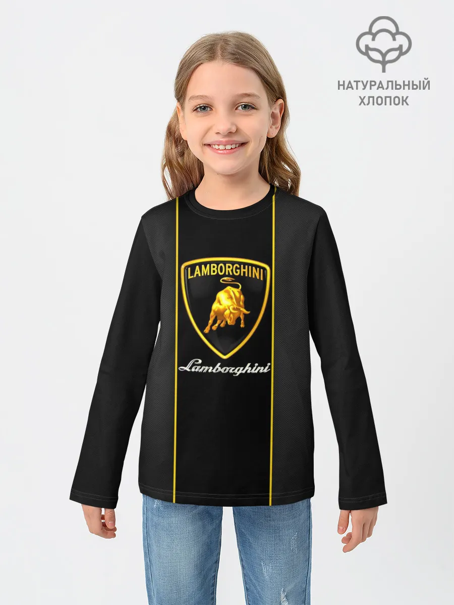 Детский лонгслив / Lamborghini