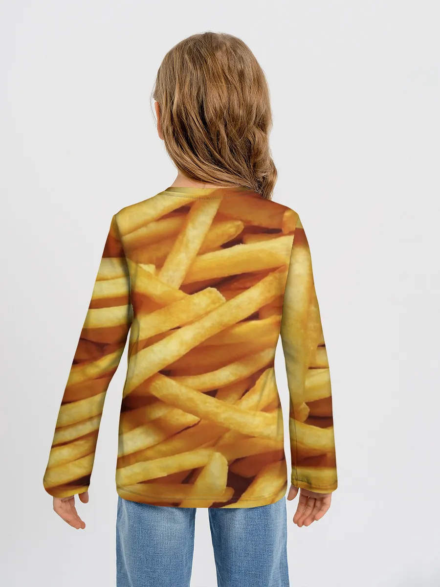 Детский лонгслив / Картошка фри