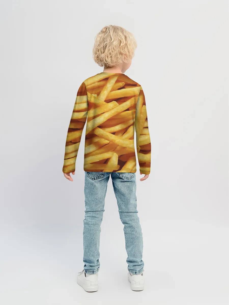 Детский лонгслив / Картошка фри