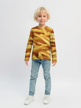 Детский лонгслив / Картошка фри