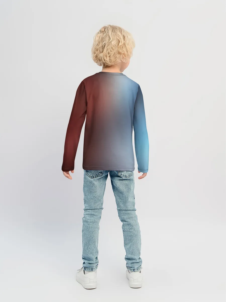 Детский лонгслив / Блич лед и пламень